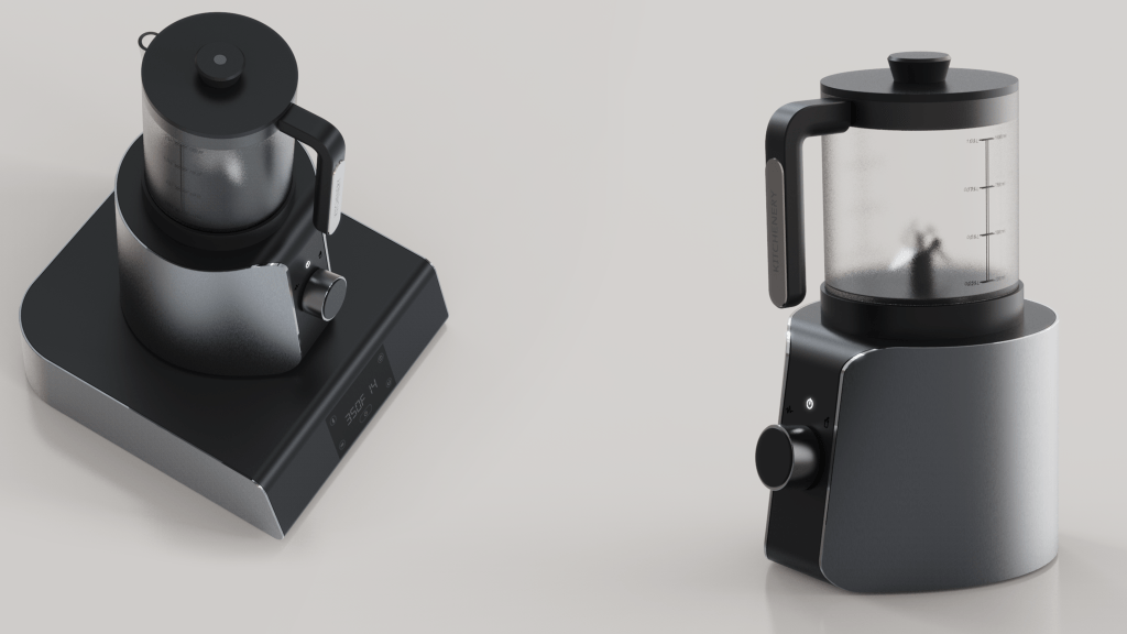 Kitchenery Modern Kitchen Blender Cordless Design Quantum Energy Pad Wireless Power Transfer Technology